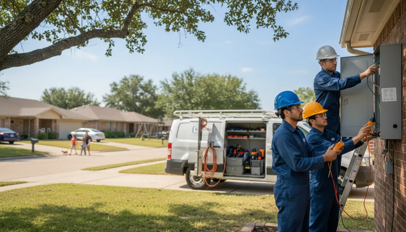 Certified electrician providing emergency electrical services in Forest Hill, LA